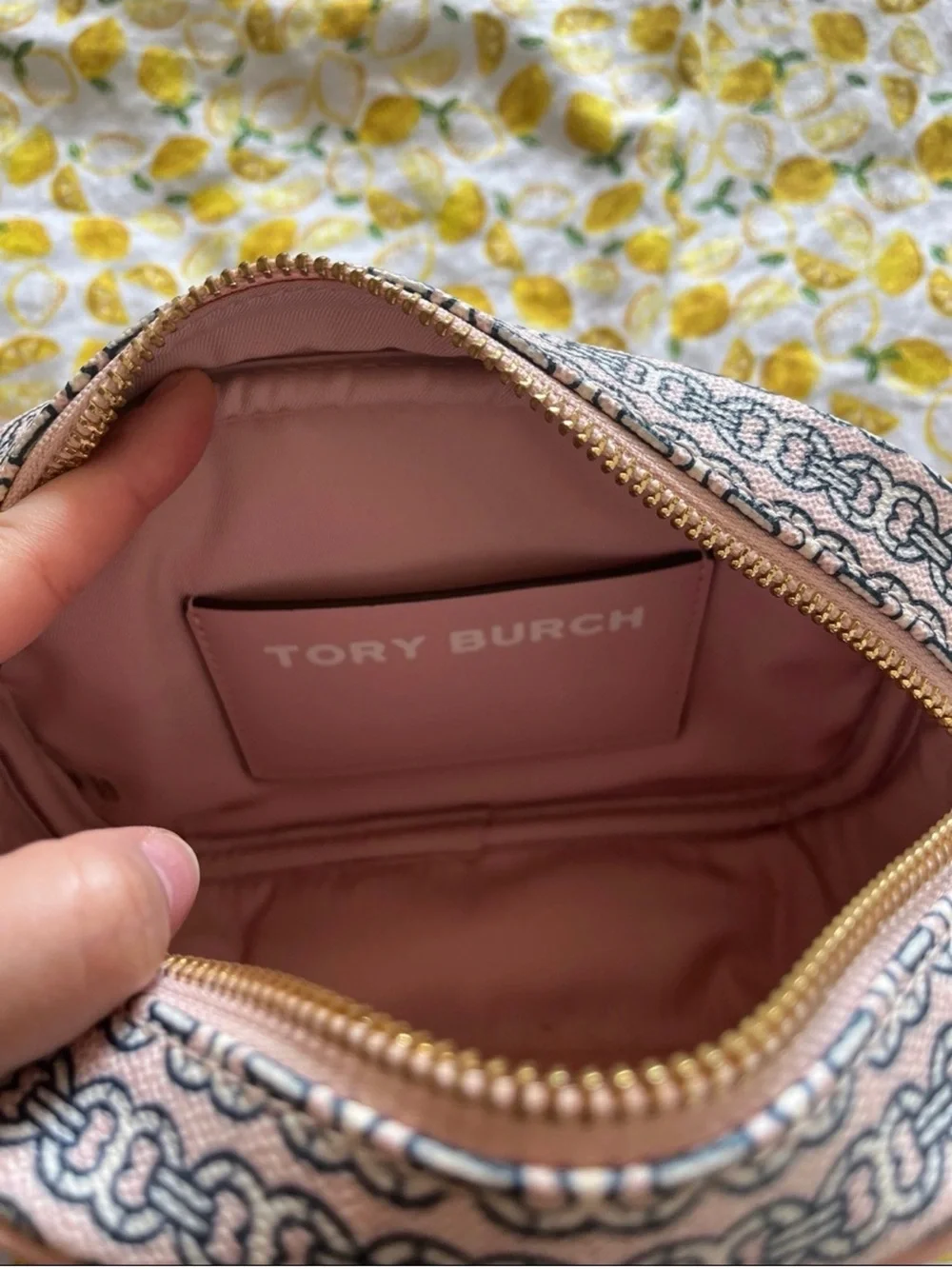 Women's Pink Patterned Crossbody Bag
